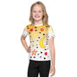 Kids T-Shirt Sonne Mond Sterne Punkte ocker